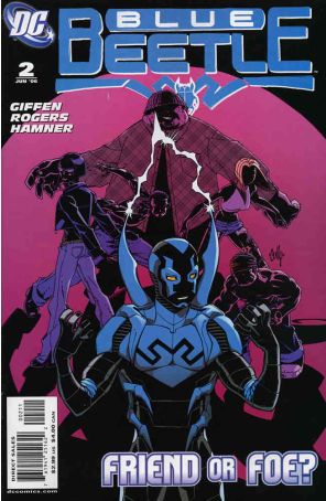 Blue Beetle (4th Series) 2 published by DC with cover art by Cully Hamner