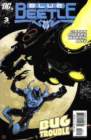 Blue Beetle (4th Series) 3 published by DC with cover art by Duncan Rouleau