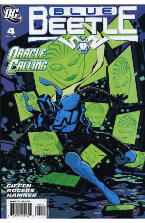Blue Beetle (4th Series) 4 published by DC with cover art by Duncan Rouleau