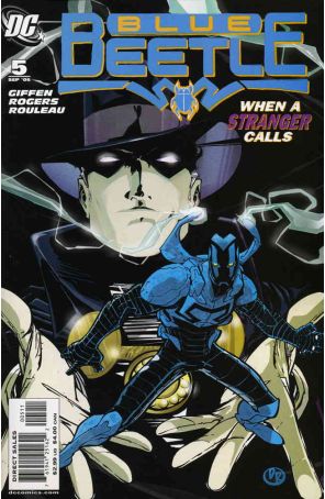 Blue Beetle (4th Series) 5 published by DC with cover art by Duncan Rouleau