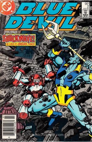 Blue Devil (Canadian Edition) 2 published by DC with cover art by Paris Cullins