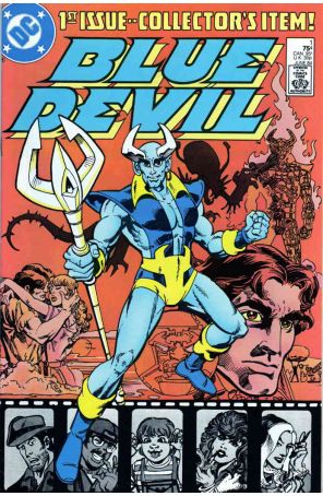 Blue Devil 1 published by DC with cover art by Paris Cullins