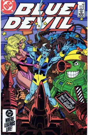 Blue Devil 11 published by DC with cover art by Paris Cullins