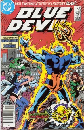 Blue Devil 13 (Newsstand) published by DC with cover art by Paris Cullins