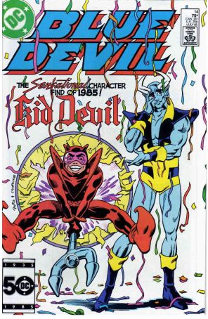 Blue Devil 14 published by DC with cover art by Paris Cullins