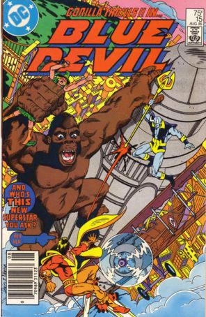 Blue Devil 15 (Newsstand) published by DC with cover art by Paris Cullins