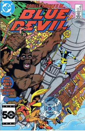 Blue Devil 15 published by DC with cover art by Paris Cullins