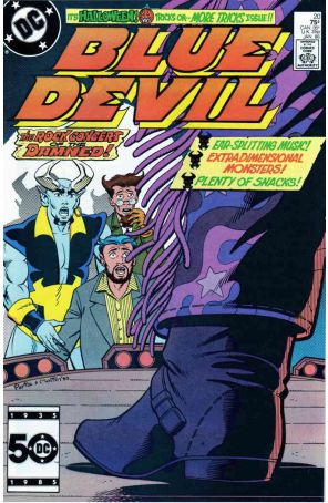 Blue Devil 20 published by DC with cover art by Paris Cullins