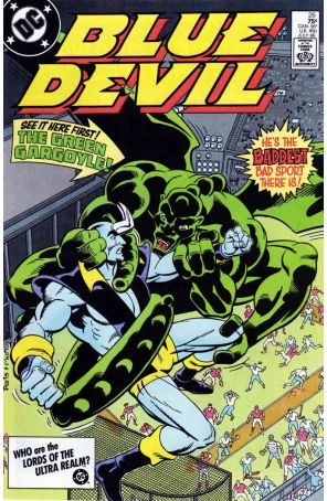 Blue Devil 26 published by DC with cover art by Paris Cullins