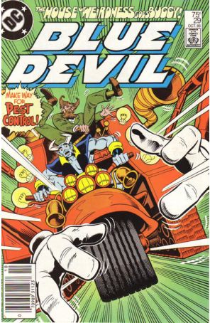 Blue Devil 29 (Newsstand) published by DC with cover art by Paris Cullins