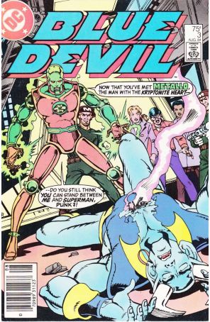 Blue Devil 3 (Newsstand) published by DC with cover art by Paris Cullins