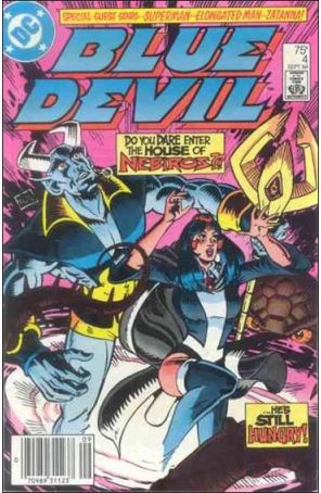 Blue Devil 4 (Newsstand) published by DC with cover art by Paris Cullins