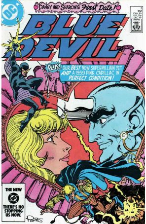Blue Devil 7 published by DC with cover art by Paris Cullins