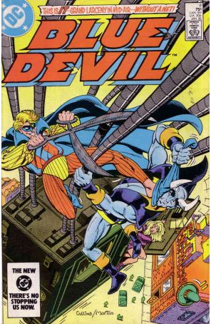 Blue Devil 8 published by DC with cover art by Paris Cullins