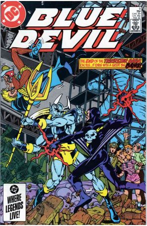 Blue Devil 9 published by DC with cover art by Paris Cullins