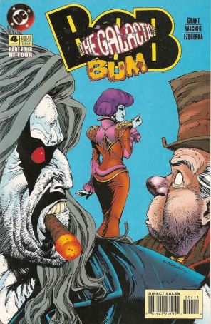 Bob, the Galactic Bum 4 published by DC with cover art by Carlos Ezquerra