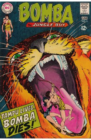 Bomba 5 published by DC with cover art by Jack Sparling