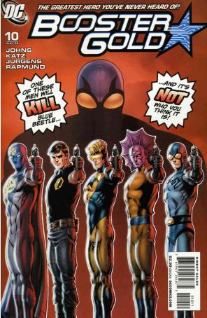 Booster Gold (2nd Series) 10 published by DC with cover art by Dan Jurgens