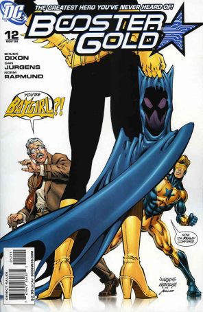 Booster Gold (2nd Series) 12 published by DC with cover art by Dan Jurgens