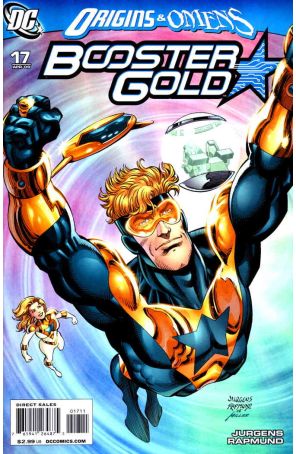 Booster Gold (2nd Series) 17 published by DC with cover art by Dan Jurgens