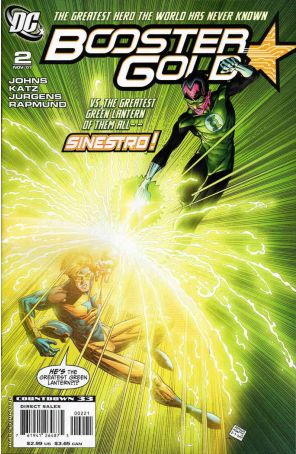 Booster Gold (2nd Series) 2A published by DC with cover art by Arthur Adams