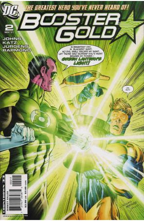 Booster Gold (2nd Series) 2 published by DC with cover art by Dan Jurgens