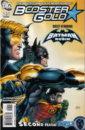 Booster Gold (2nd Series) 25 published by DC with cover art by Dan Jurgens