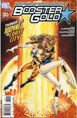 Booster Gold (2nd Series) 30 published by DC with cover art by Dan Jurgens