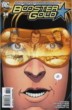Booster Gold (2nd Series) 34 published by DC with cover art by Kevin Maguire