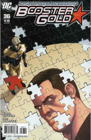 Booster Gold (2nd Series) 36 published by DC with cover art by Kevin Maguire