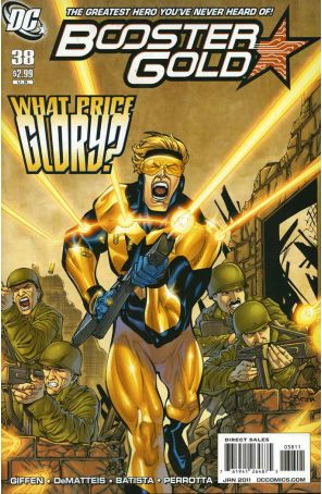 Booster Gold (2nd Series) 38 published by DC with cover art by Dan Jurgens