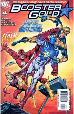 Booster Gold (2nd Series) 4 published by DC with cover art by Dan Jurgens