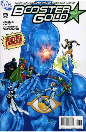 Booster Gold (2nd Series) 9 published by DC with cover art by Dan Jurgens