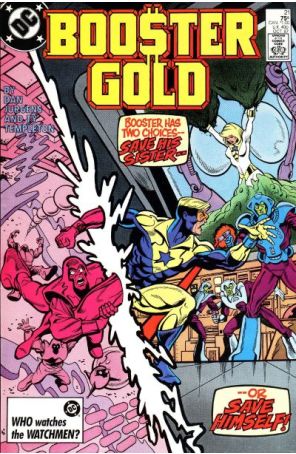 Booster Gold 21 published by DC with cover art by Dan Jurgens