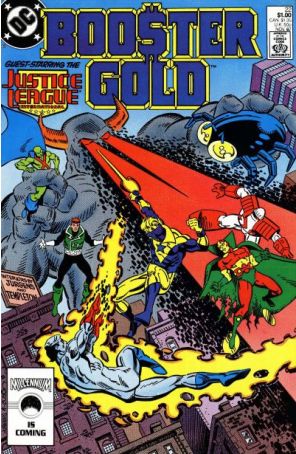 Booster Gold 22 published by DC with cover art by Dan Jurgens