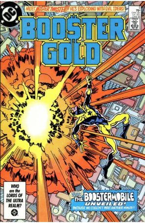 Booster Gold 5 published by DC with cover art by Dan Jurgens