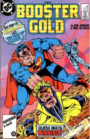 Booster Gold 7 published by DC with cover art by Dan Jurgens