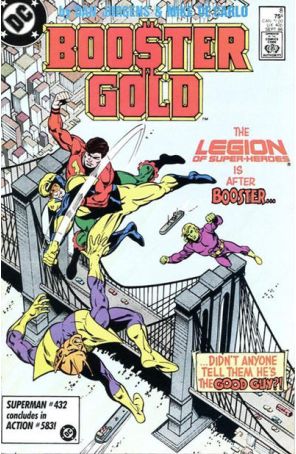 Booster Gold 8 published by DC with cover art by Dan Jurgens