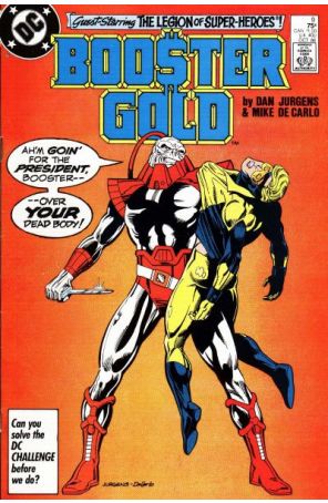 Booster Gold 9 published by DC with cover art by Dan Jurgens