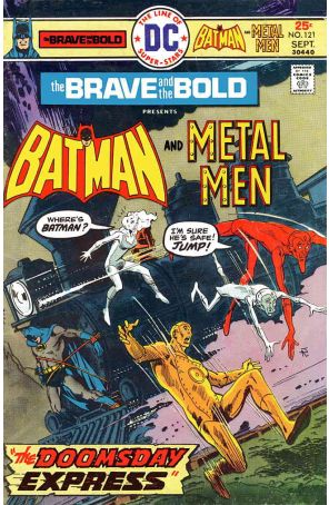 The Brave and the Bold 121 published by DC with cover art by Jim Aparo