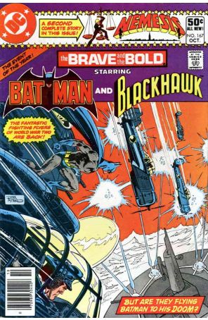 The Brave and the Bold 167 (Newsstand) published by DC with cover art by Jim Aparo