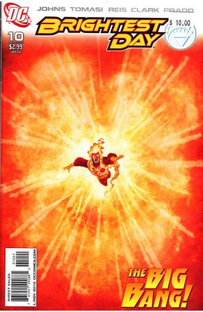 Brightest Day 10A published by DC with cover art by Ivan Reis