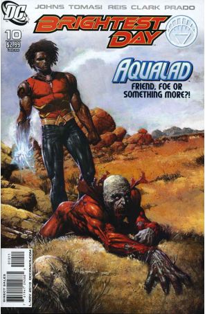 Brightest Day 10 published by DC with cover art by David Finch