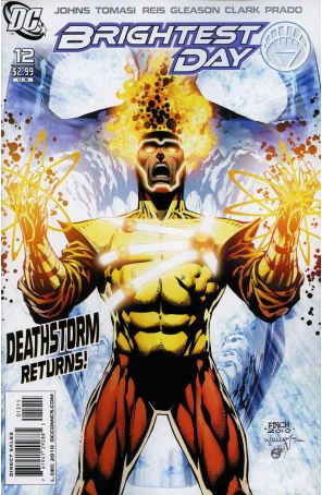 Brightest Day 12 published by DC with cover art by David Finch