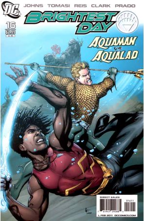 Brightest Day 16 published by DC with cover art by Gary Frank