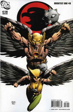 Brightest Day 18 published by DC with cover art by David Finch