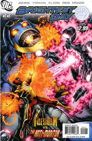 Brightest Day 22 published by DC with cover art by Gary Frank