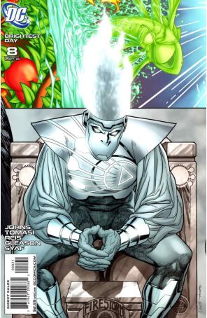 Brightest Day 8A published by DC with cover art by Ryan Sook
