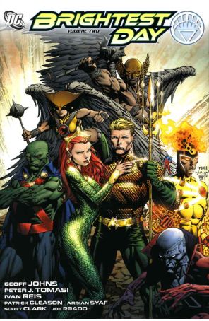 Brightest Day TPB HC 2 published by DC with cover art by David Finch