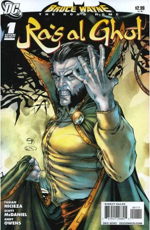 Bruce Wayne: The Road Home: Ra's Al Ghul 1 published by DC with cover art by Shane Davis